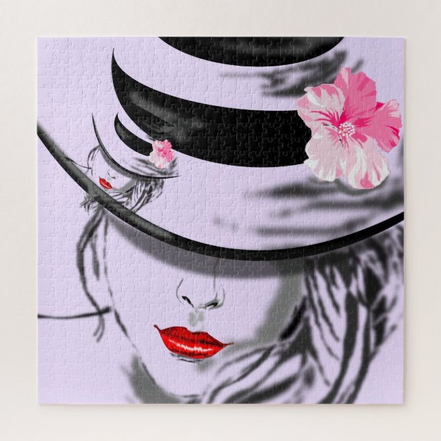 Quebra-cabeça Senhora misteriosa (Vertical)