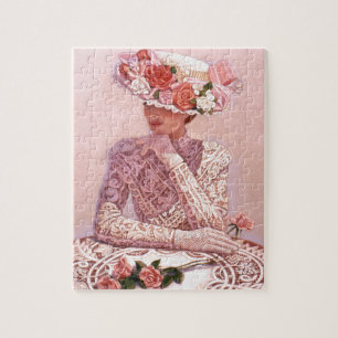 Quebra-cabeça Senhora romântica do Victorian