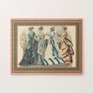 Quebra-cabeça Senhoras Victorianas Elegantes