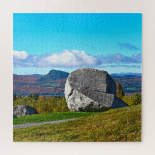 Quebra-cabeça Sentinel Rock, Lago Willoughby, Vermont Jigsee Puz