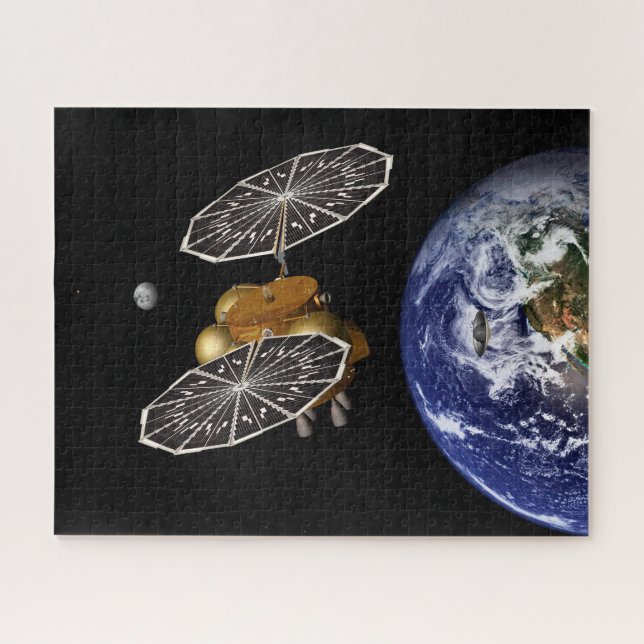 Quebra-cabeça Separação Do Veículo De Entrada Numa Missão Marte. (Horizontal)