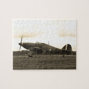 Quebra-cabeça Sepiatone Hawker Hurricane