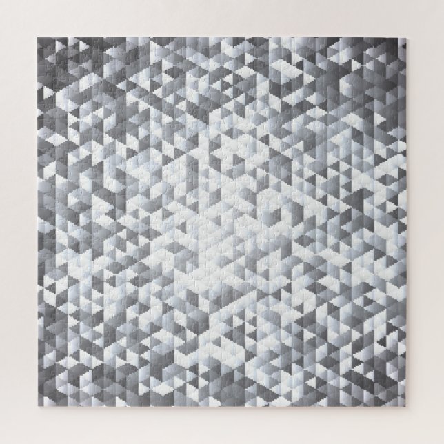 Quebra-cabeça Sequências de Prata: Fundo Mosaico Brilhante (Vertical)