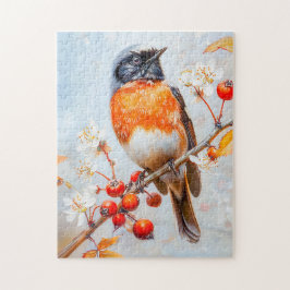 Quebra-cabeça Sequoia do Jardim em Traços Impressionistas Suaves