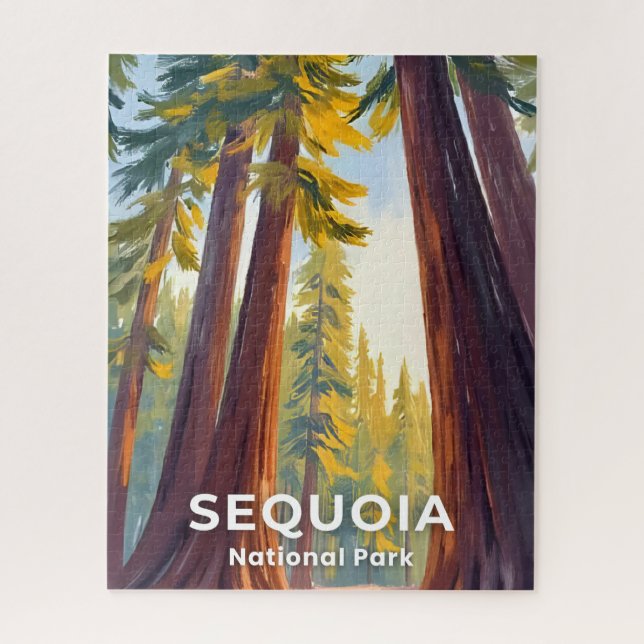 Quebra-cabeça Sequoia National Park | California Travel (Vertical)