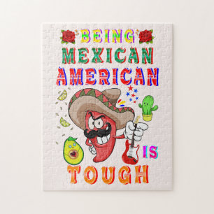 Quebra-cabeça Ser Mexicano-Americano É Difícil