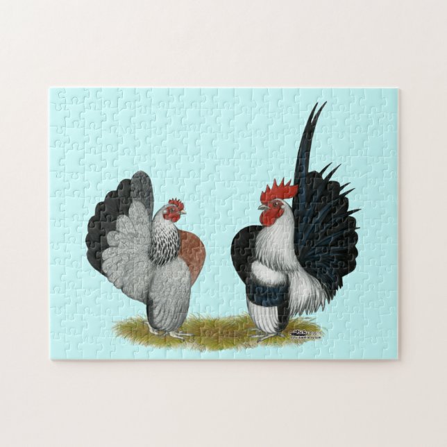 Quebra-cabeça Serama Bantams (Horizontal)