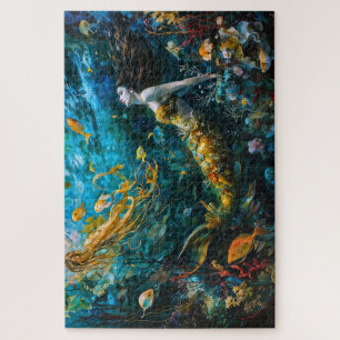 Quebra-cabeça “Seraphina” – Sereia Mística e Bela