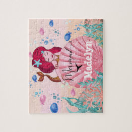 Quebra-cabeça 🧜 ‍ ♀️ Sereia Com O Nome Personalizado Do Mar 