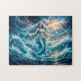 Quebra-cabeça Sereia de Fantasia Dinâmica na Magia do Oceano Rad