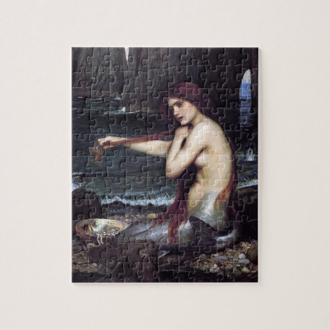 Quebra-cabeça Sereia na praia (Vertical)