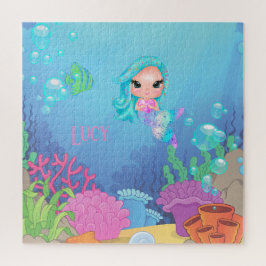 Quebra-cabeça Sereia Personalizada