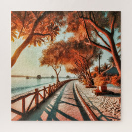 Quebra-cabeça Serene Coastal Sunset