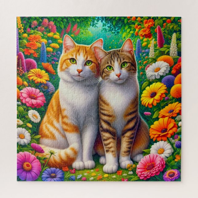 Quebra-cabeça Serenidade do Jardim (Vertical)