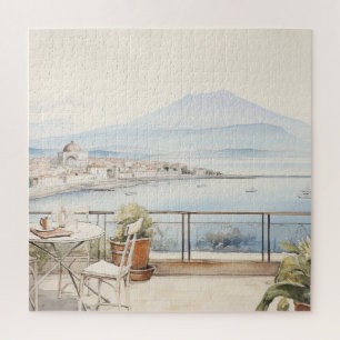 Quebra-cabeça Serenidade Napoli: Impressões Digitais De Arte Por