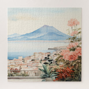 Quebra-cabeça Serenidade Napoli: Impressões Digitais De Arte Por