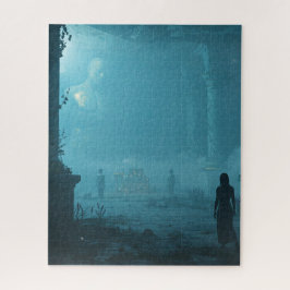 Quebra-cabeça Seres assustadores caminham para o Templo Místico