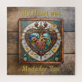 Quebra-cabeça Série Steampunk Anatômica do Coração Mecânico