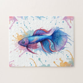Quebra-cabeça - Série Watercolor: Betta Fish