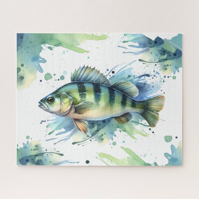 Quebra-cabeça - Série Watercolor: Perch (Horizontal)