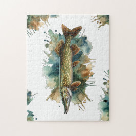 Quebra-cabeça Série Watercolor: Pike