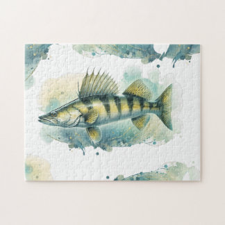 Quebra-cabeça Série Watercolor: Zander/Walleye
