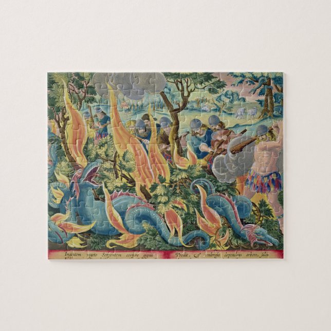 Quebra-cabeça Serpentes de travamento em India usando clubes e (Horizontal)