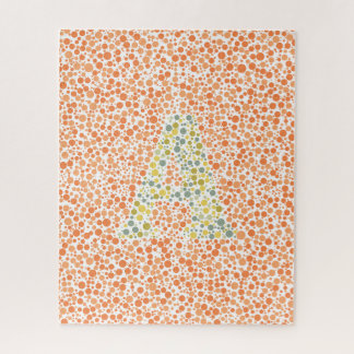 Quebra-cabeça Serra de vaivém alfa do teste do olho