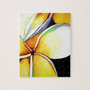 Quebra-cabeça Serra de vaivém da arte da flor do Frangipani