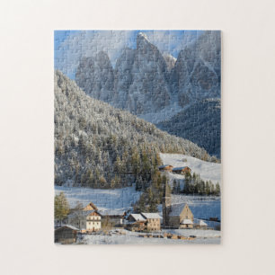 Quebra-cabeça Serra de vaivém da vila das dolomites