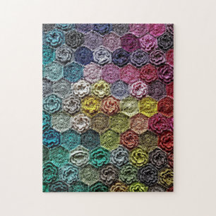 Quebra-cabeça Serra de vaivém do Crochet bywhacky
