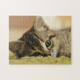 Quebra-cabeça serra de vaivém do gatinho