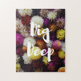 Quebra-cabeça Serra de vaivém profunda da escavação