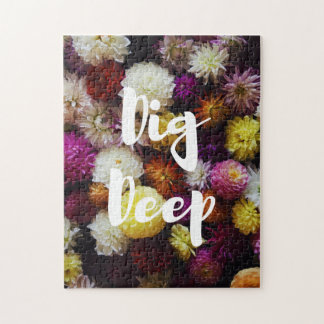 Quebra-cabeça Serra de vaivém profunda da escavação