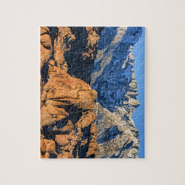 Quebra-cabeça Serra nascer do sol das montanhas de Nevada e das (Vertical)