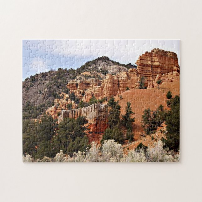 Quebra-cabeça Serrações do Parque Nacional Zion, Utah. (Horizontal)
