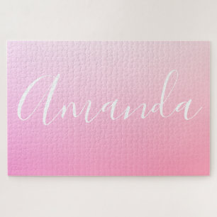 Quebra-cabeça Seu nome ou palavra   Mânre de Gradação Rosa