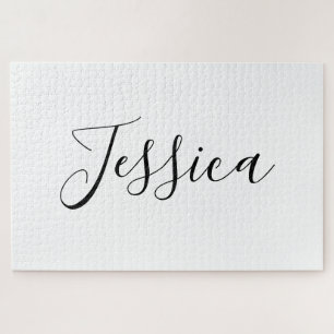 Quebra-cabeça Seu nome Script Elegante