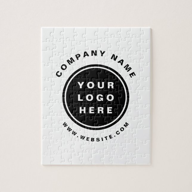 Quebra-cabeça Seu Promocional de logotipo comercial Empresa (Vertical)