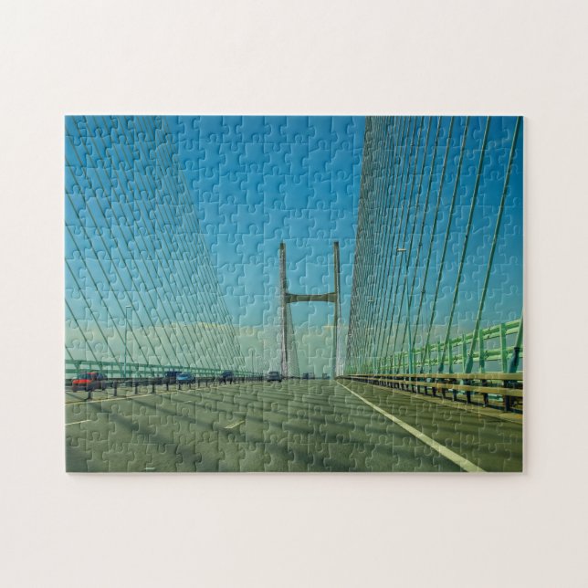 Quebra-cabeça Severn Bridge Wales (Horizontal)
