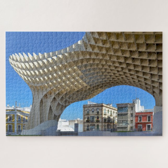 Quebra-cabeça Seville Metropol Parasol Mushroom Structure (Horizontal)