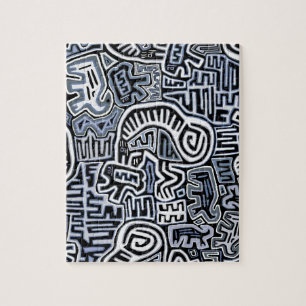 Quebra-cabeça Shaman Peyote Ritual Mola