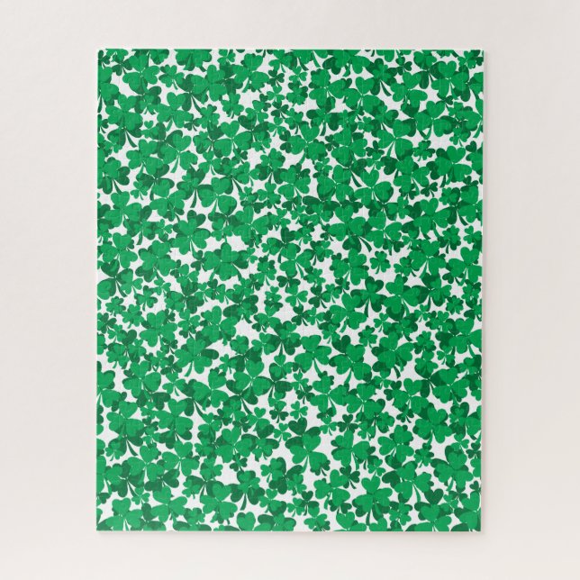 Quebra-cabeça Shamrock irlandês - Dia de São Patrício (Vertical)