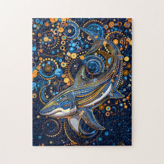 Quebra-cabeça Sharon no Estilo de Arte Ponto Aborigine (Vertical)