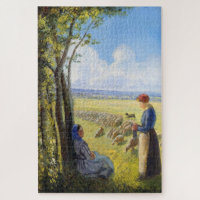 Shepherusas (1887) por Camille Pissarro