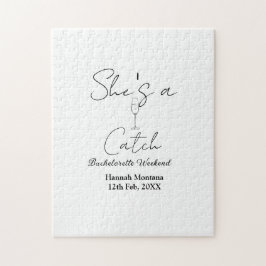 Quebra-cabeça She's a catch champagne bottle bachelorette weeken