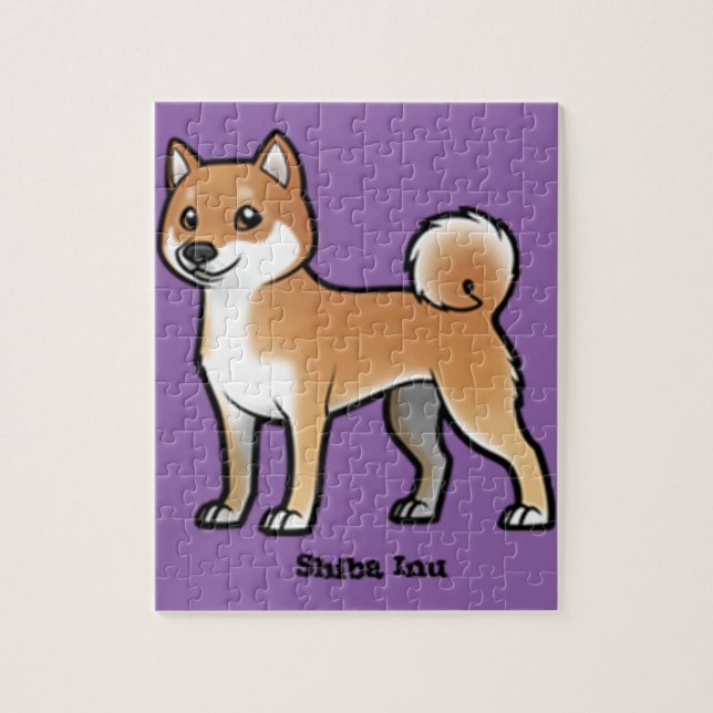 Quebra-cabeça shiba inu (Vertical)