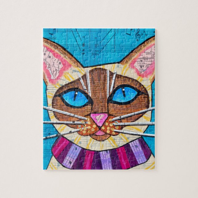 Quebra-cabeça Siamese Cat (Vertical)