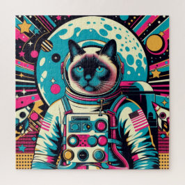 QUEBRA-CABEÇA SIAMESE CAT-ASTRONAUT 8