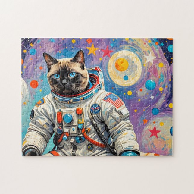 QUEBRA-CABEÇA SIAMESE CAT-EVA SPACEWALK 3 (Horizontal)
